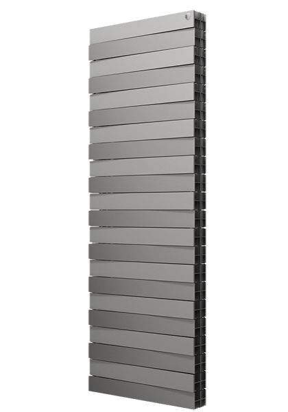 Эксклюзивный биметаллический дизайн-радиатор PIANOFORTE TOWER 18 секций Silver Satin